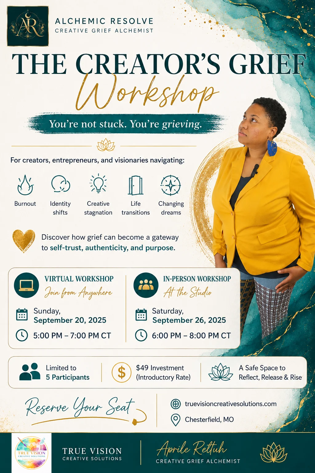 The Creators Grief Workshop Experience