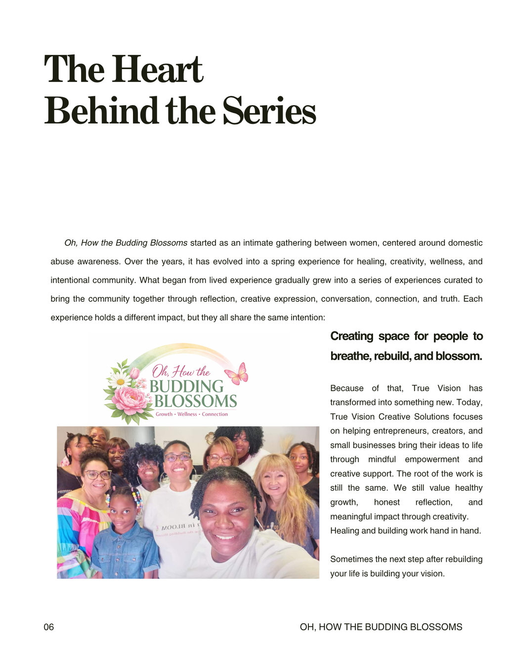 Breathe, Rebuild & Blossom: Souvenir Book (Spring 2026)