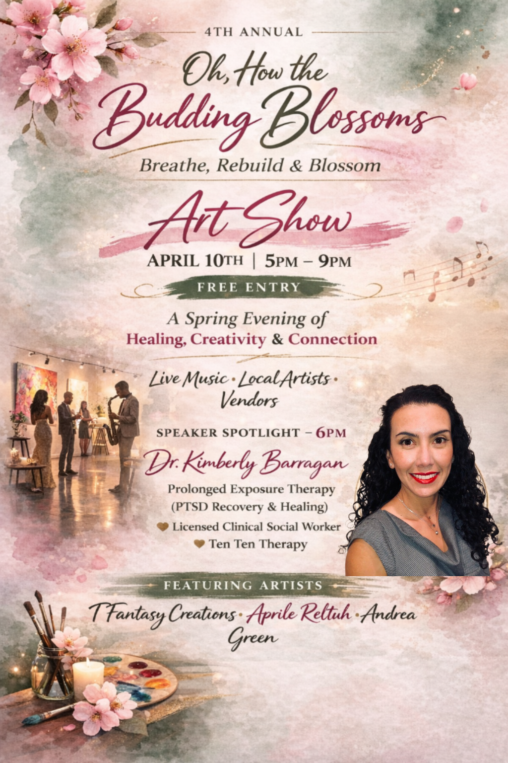 Breathe, Rebuild & Blossom Artshow